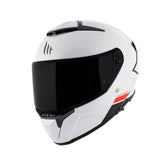 Casco MT Thunder 4 Sv A0 Blanco Perla Brillo
